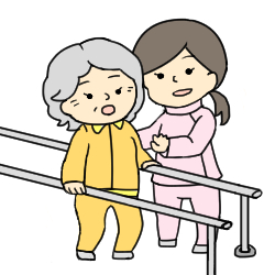 歩行運動の図