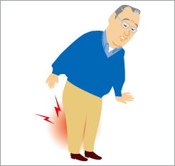 40歳代以降の男性で、特に高齢者に多い