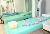 院内には患者さんやご家族がくつろげる施設が多く設置されている